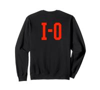 Cool Couples, Best Friends I-O Half of O-H Ohio Scarlet Gear Sweatshirt