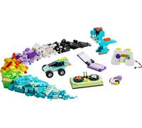 LEGO Classic Cool Creative Box - Colourful Bricks Set - Build a Monster Truck Toy, Skateboard, Dinosaur, Mobile Phone & More - Arts and Crafts Kit for 5+ Year Old Boys & Girls - Gift Idea - 11043