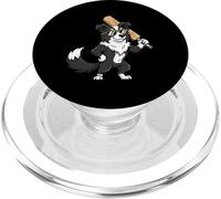 Cool Cricket Dog Border Collie Sunglasses Hero PopSockets PopGrip for MagSafe