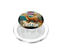 Cool Croatian Pine Marten Costume for Animals and Croatia PopSockets PopGrip for MagSafe