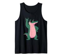 Cool Crocodile Rock On Funny Reptile Vintage Design Tank Top
