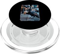 Cool Crow Drinking Iced Coffee Urban Night Street PopSockets PopGrip for MagSafe