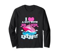 Cool cruising vacation wife partner heart Big Deck Energy Long Sleeve T-Shirt