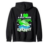 Cool cruising vacation wife partner heart Big Deck Energy Zip Hoodie