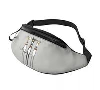 Cool Cute Greyhound Sighthound Dog Fanny Pack for Running Men Women Whippet Puppy Crossbody Waist Bag Money Pouch
