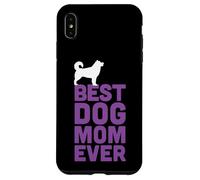 Cool Cute Malamute / Husky Dog Lover - Best Dog Mom Ever Case for iPhone XS Max