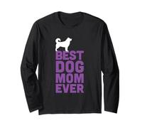 Cool Cute Malamute / Husky Dog Lover - Best Dog Mom Ever Long Sleeve T-Shirt
