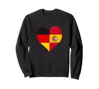 Cool Cute Spain Germany Flag Proud Spanish German Fans Pride Sweatshirt