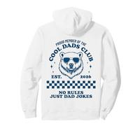 Cool Dad Club Polar Funny Bear ON BACK Pullover Hoodie