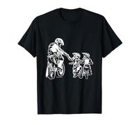 Cool Dad Dirt Bike Rider Motocross Father Son Biker Riding T-Shirt