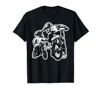 Cool Dad Dirt Bike Rider Motocross Father Son Biker Riding T-Shirt
