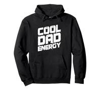 Cool Dad Energy Funny Fathers Day Humor Style Pullover Hoodie