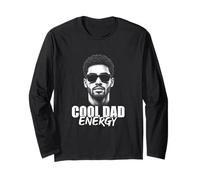 Cool Dad Energy Modern Stylish Father Vibes Long Sleeve T-Shirt