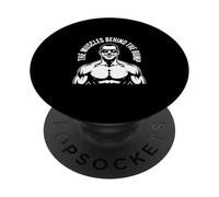 Cool Dad The Muscles Behind The Bump Fitness PopSockets Adhesive PopGrip
