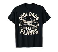 Cool Dads Fly Planes Funny Pilot Aviation T-Shirt