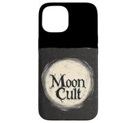 Cool Dark Moon Cult in Gothic Style Case for iPhone 15