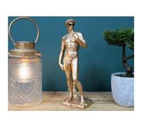 Cool Dave In Sunglasses Statue Gold Resin Naked Man Sculpture Athens Bust Decor Figurine New, H: 31cm W: 11cm D: 9cm