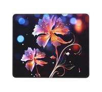 Cool Decorative FLowers Mouse Pad with Stitched Edge, Comfortable Mouse Pads with Non-Slip Rubber Base Gaming Mouse Mat Washable Mousepads Computers Laptop Desk Accessories for Office 7 x 8.6 in