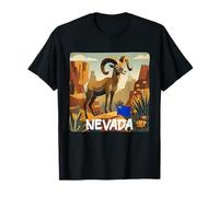Cool Desert Nevada Costume with Bighorn Sheep Graphic T-Shirt