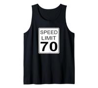COOL Design Speed Limit 70! Tank Top