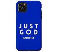 Cool Design white letters "JUST GOD" Case for iPhone 11 Pro Max