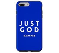 Cool Design white letters "JUST GOD" Case for iPhone 7 Plus/8 Plus