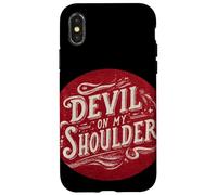 Cool Devil on my Shoulders Costume for Boys and Girls Case for iPhone X/XS