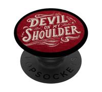 Cool Devil on my Shoulders Costume for Boys and Girls PopSockets Adhesive PopGrip