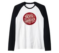 Cool Devil on My Shoulders Costume for Boys and Girls Raglan Baseball Tee