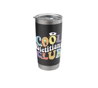 Cool Dietitians Club Nutritionist Practitioner Groovy Stainless Steel Insulated Tumbler