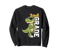 Cool Dinosaur 2nd Grade Back to School Sweatshirt