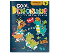 Cool Dinosaur Copy Coloring Book for Kids