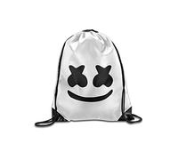 Cool DJ Backpack 13.39" x 16.54" Face Print Drawstring Travel Outdoor Shoulder Bag