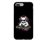 Cool DJ Cat Music Mixing Headphones Turntable Design Case for iPhone 7 Plus/8 Plus