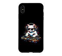 Cool DJ Cat Music Mixing Headphones Turntable Design Case for iPhone XS Max