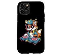 Cool Dj Fox Spinning Decks Night Vibes Case for iPhone 11 Pro