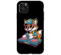 Cool Dj Fox Spinning Decks Night Vibes Case for iPhone 11 Pro Max