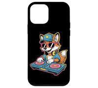 Cool Dj Fox Spinning Decks Night Vibes Case for iPhone 12 mini