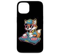 Cool Dj Fox Spinning Decks Night Vibes Case for iPhone 13
