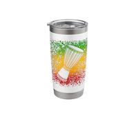 Cool Djembé Drum Art for Proud Djembe Drummers on Reggae Day Stainless Steel Insulated Tumbler
