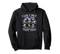Cool Doberman Graphic Style. Can I Pet That Dog Pullover Hoodie