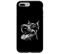 Cool Doberman Sticking Tongue Out in Playful Defiance Face Case for iPhone 7 Plus/8 Plus