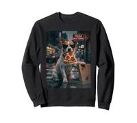 Cool Dog Pizza Nocturne Night Dog Sweatshirt