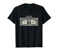 Cool Dollar Bill Crown Costume for Cash is King Lovers T-Shirt