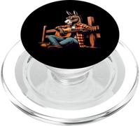 Cool Donkey Playing Guitar Country Music Sunglasses PopSockets PopGrip for MagSafe