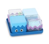 Learning Resources Cool Down Cubes Sensory Fidget Set of 4, Ages 3+, Calm Down Corner Toys, SEL Toys