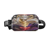 Cool Dragon Cute Waist Pack Crossbody Bag for Women Men Mini with Adjustable Strap for Travel Shopping Running mochilas para hombres de cintura