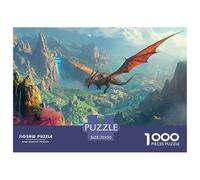 Cool Dragons1000Piece JigsawPuzzleFantasy Animals KidsforAdult Challenging Brainteasing Age12+byth EducationalGame Fun, Challenging 70x50cm/1000pcs