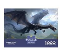 Cool Dragons1000Pieces JigsawPuzzlesFantasy Animals ForAdult Colourful Brainteasing Age12+byth ThemeFlowersandBirds Fun, Challenging 70x50cm/1000pcs