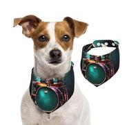 Cool Drum Set Dog Bandanas,Summer Bandanas for Dogs Washable Adjustable Dog Triangle Scarf Bibs Cute Pet Bibs for Medium Large Dogs Puppy and Cats Medium